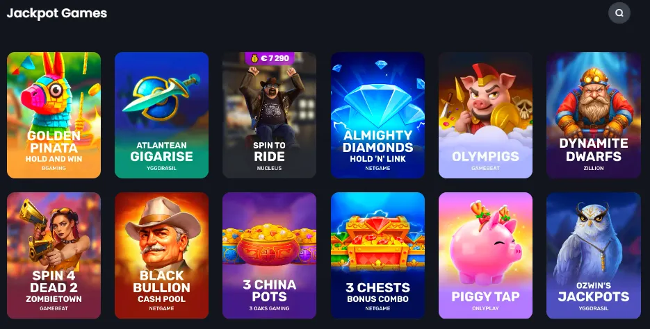 crownz casino jackpot games